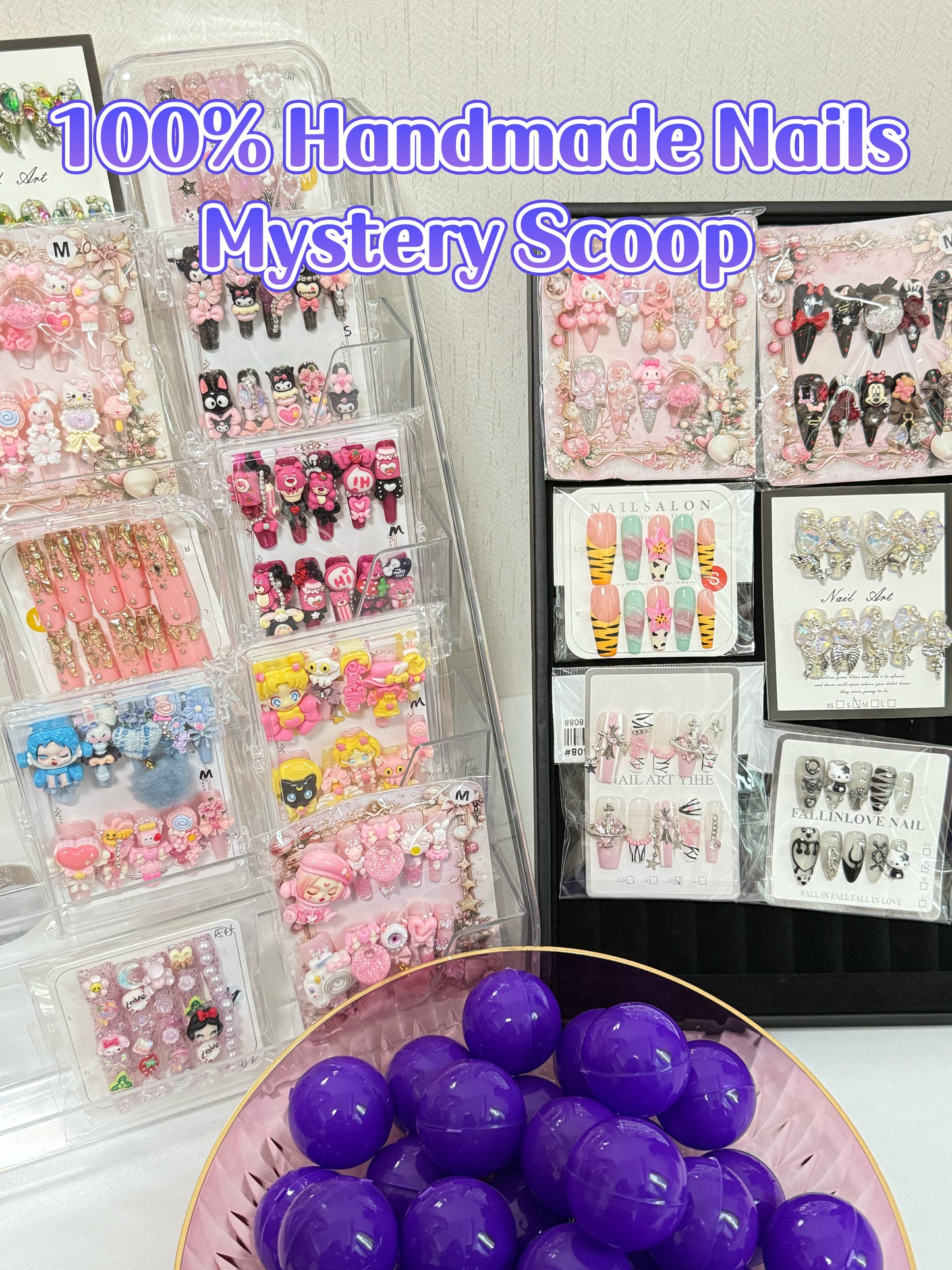 100% Handmade Nails Mystery Scoop