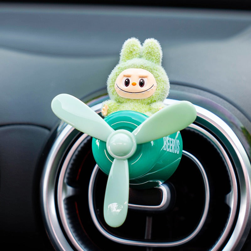 Labubu Car Air Freshener – Airplane Vent Clip