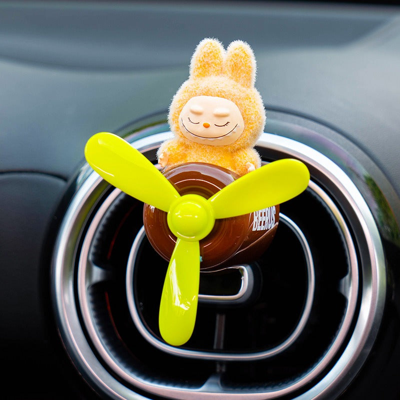 Labubu Car Air Freshener – Airplane Vent Clip