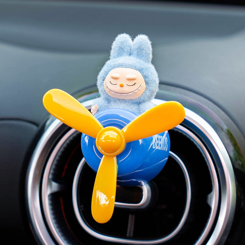 Labubu Car Air Freshener – Airplane Vent Clip