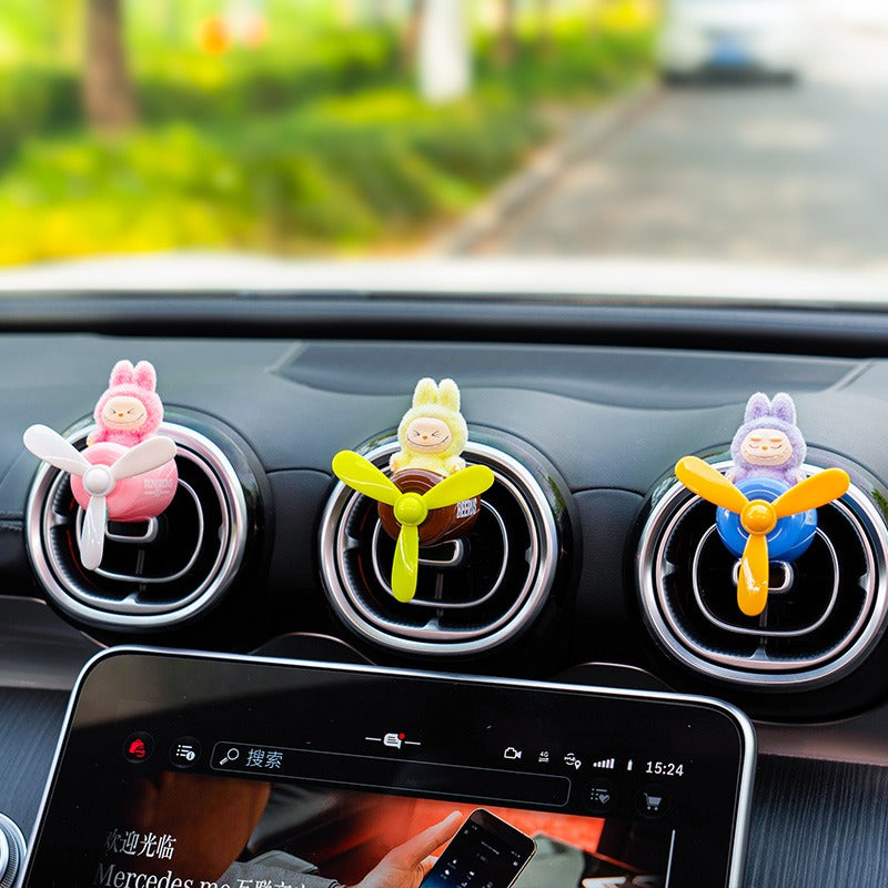 Labubu Car Air Freshener – Airplane Vent Clip