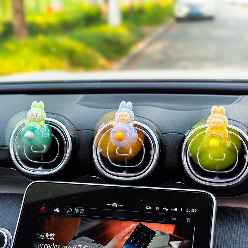 Labubu Car Air Freshener – Airplane Vent Clip