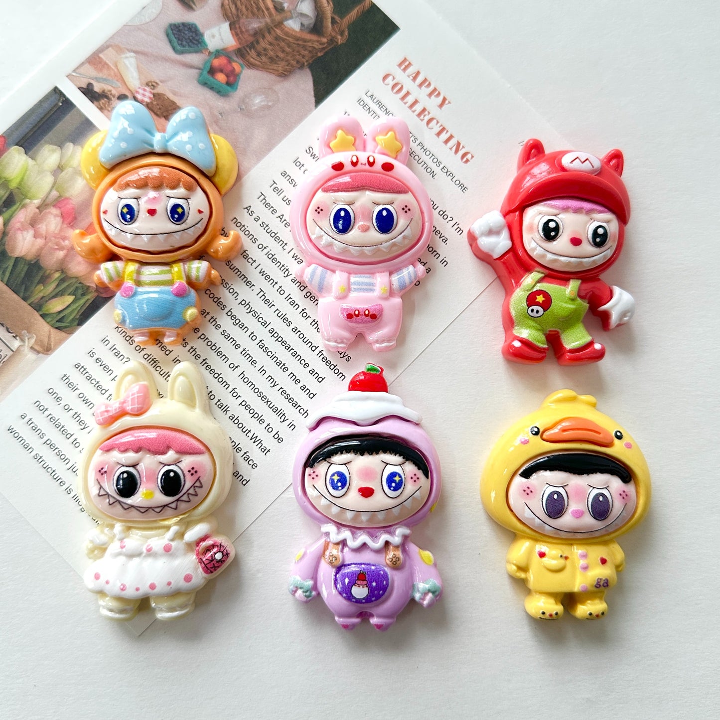 Labubu Fridge Magnet Set