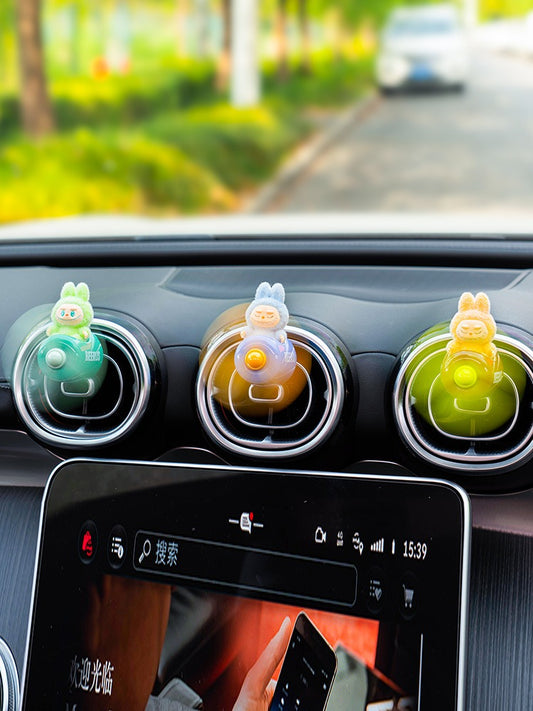 Labubu Car Air Freshener – Airplane Vent Clip