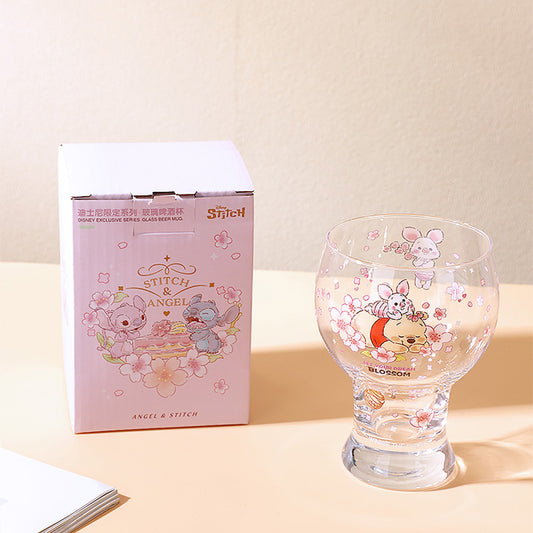 Disney Magic Glass Cute High-Foot Juice & Cold Drink Cup