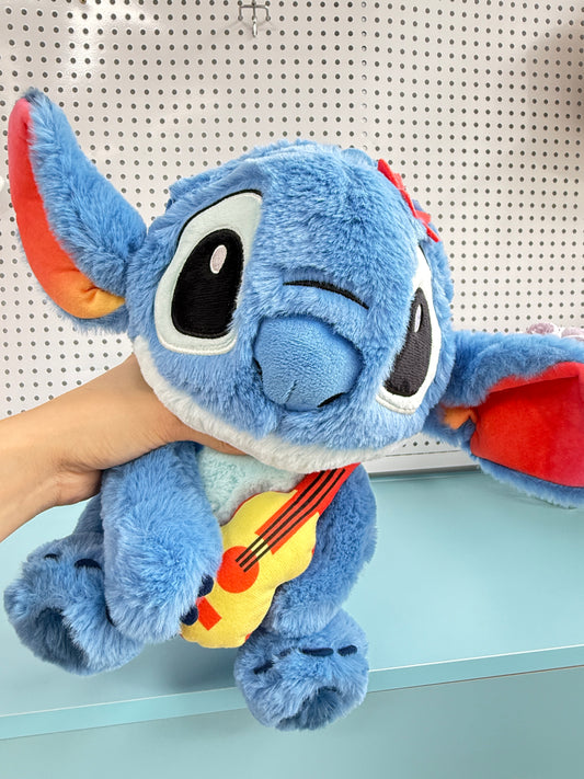 Colorful Guitar Stitch Plush Backpack