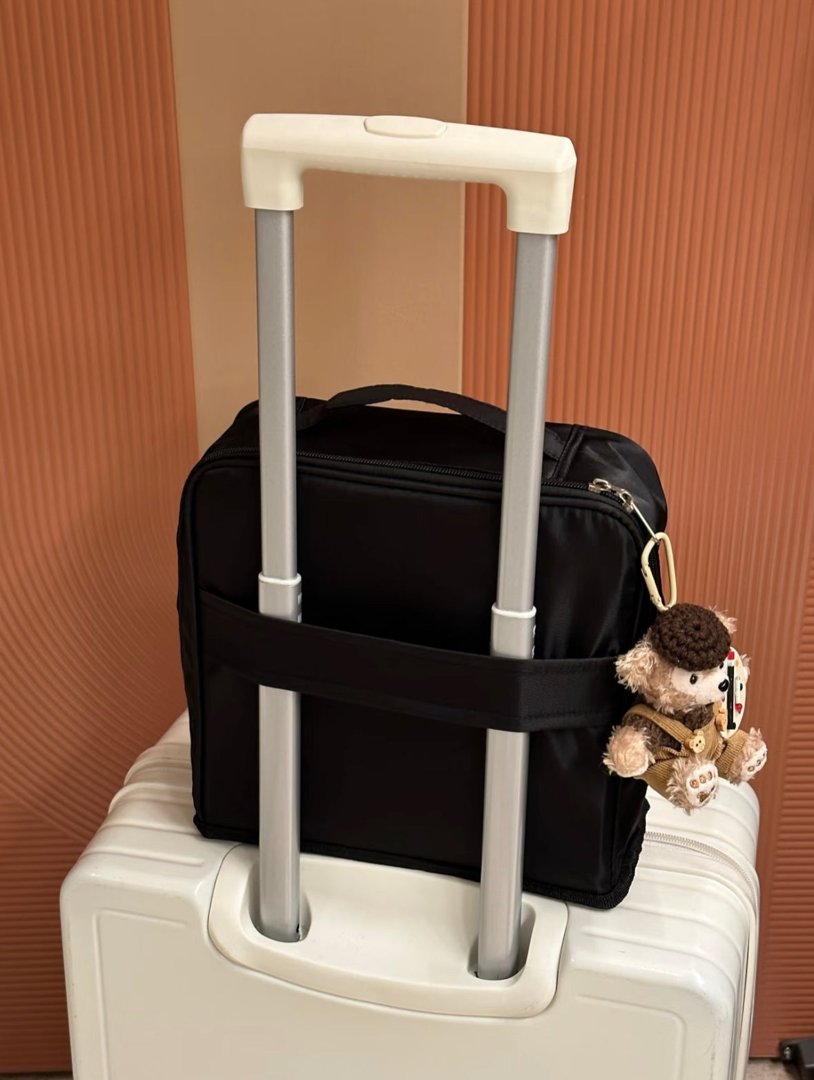 Large Waterproof Standing Makeup Bag – Travel Cosmetic Organizer