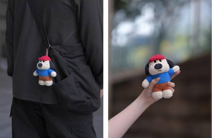 Pawcuddle x LINKNOT Exclusive | Big Nose Dog Plush Keychain