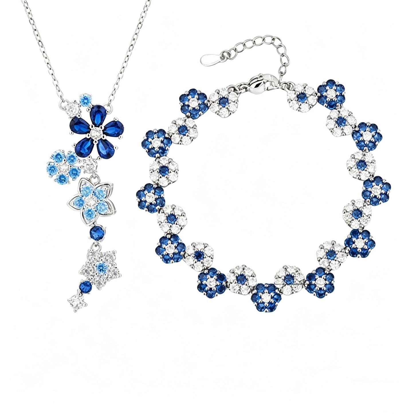Blue Blossom Jewelry Set