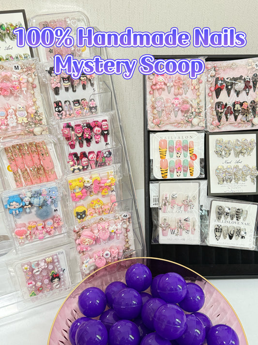 100% Handmade Nails Mystery Scoop