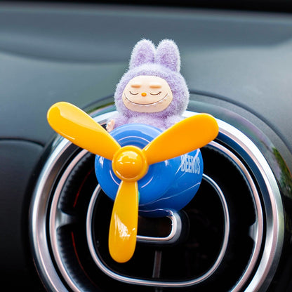 Labubu Car Air Freshener – Airplane Vent Clip