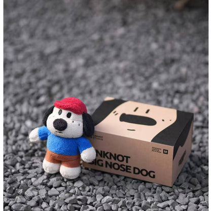Pawcuddle x LINKNOT Exclusive | Big Nose Dog Plush Keychain