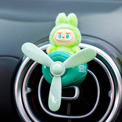 Labubu Car Air Freshener – Airplane Vent Clip