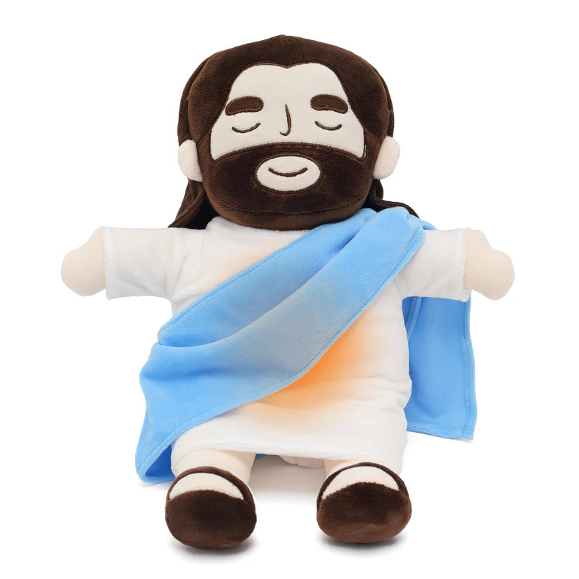 Breathing Light Jesus Plush Doll