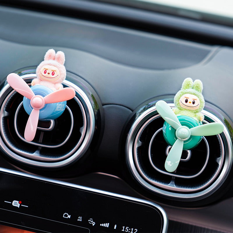 Labubu Car Air Freshener – Airplane Vent Clip