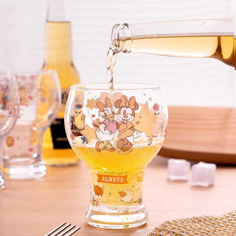 Disney Magic Glass Cute High-Foot Juice & Cold Drink Cup