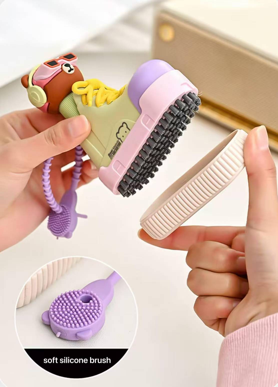 Portable Sneaker Cleaner Brush