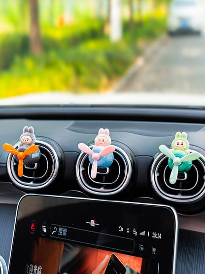 Labubu Car Air Freshener – Airplane Vent Clip