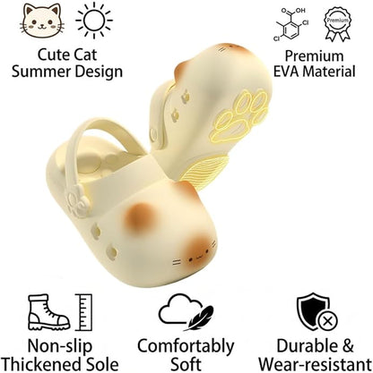 Cat Clogs with Paw Print 🐾