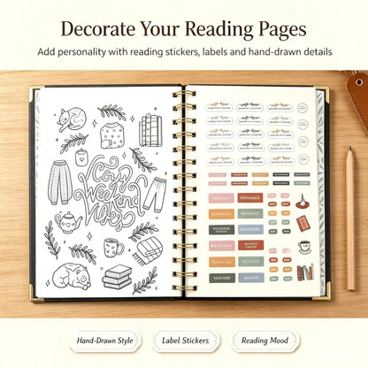 Book Lover’s Reading Journal & Planner