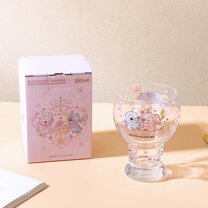 Disney Magic Glass Cute High-Foot Juice & Cold Drink Cup
