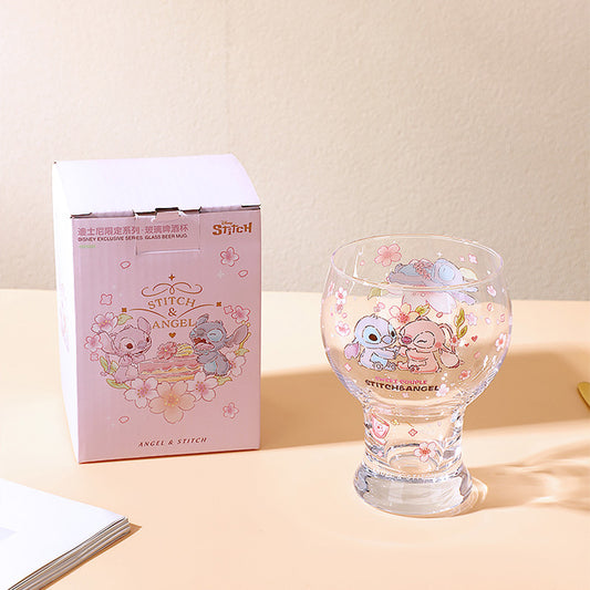Disney Magic Glass Cute High-Foot Juice & Cold Drink Cup