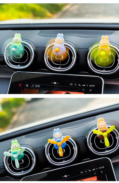 Labubu Car Air Freshener – Airplane Vent Clip