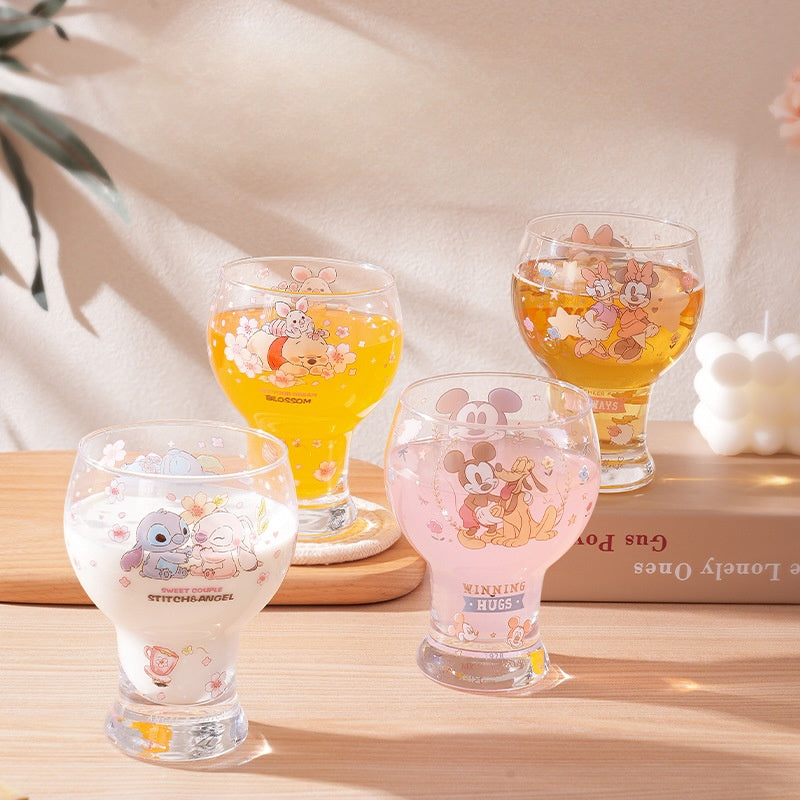 Disney Magic Glass Cute High-Foot Juice & Cold Drink Cup