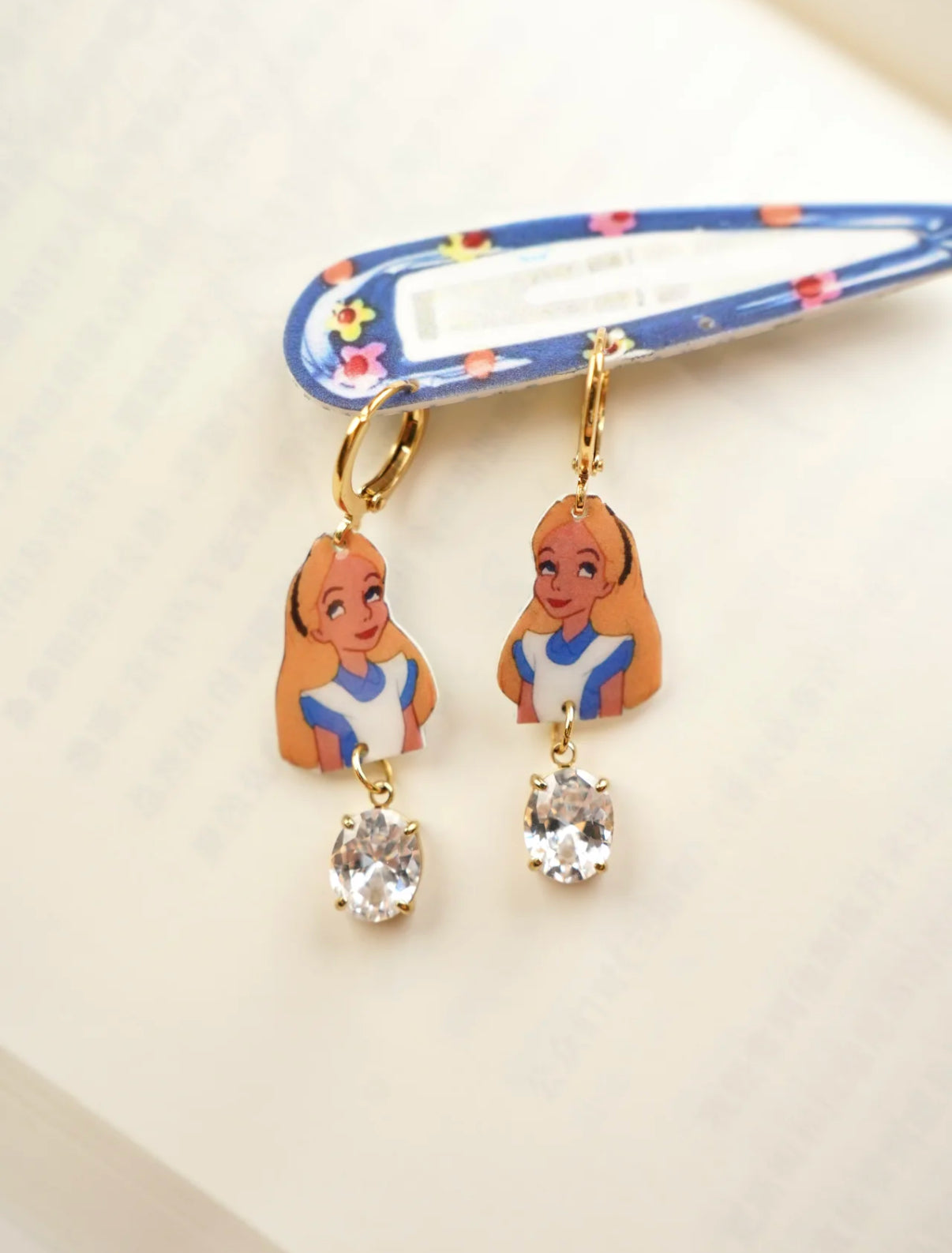 Alice Fairy Garden Earrings