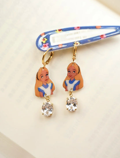 Alice Fairy Garden Earrings