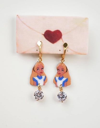 Alice Fairy Garden Earrings