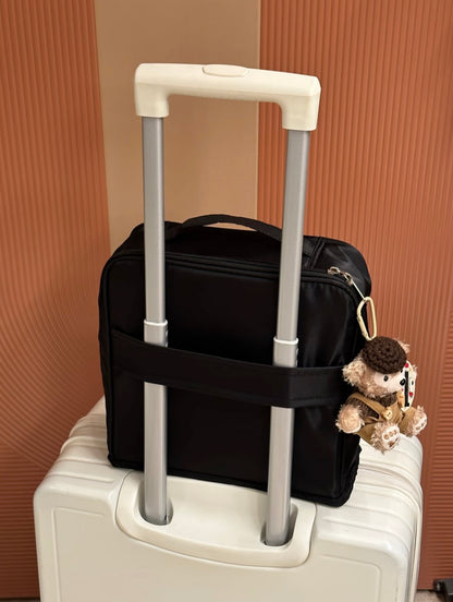 Large Waterproof Standing Makeup Bag – Travel Cosmetic Organizer