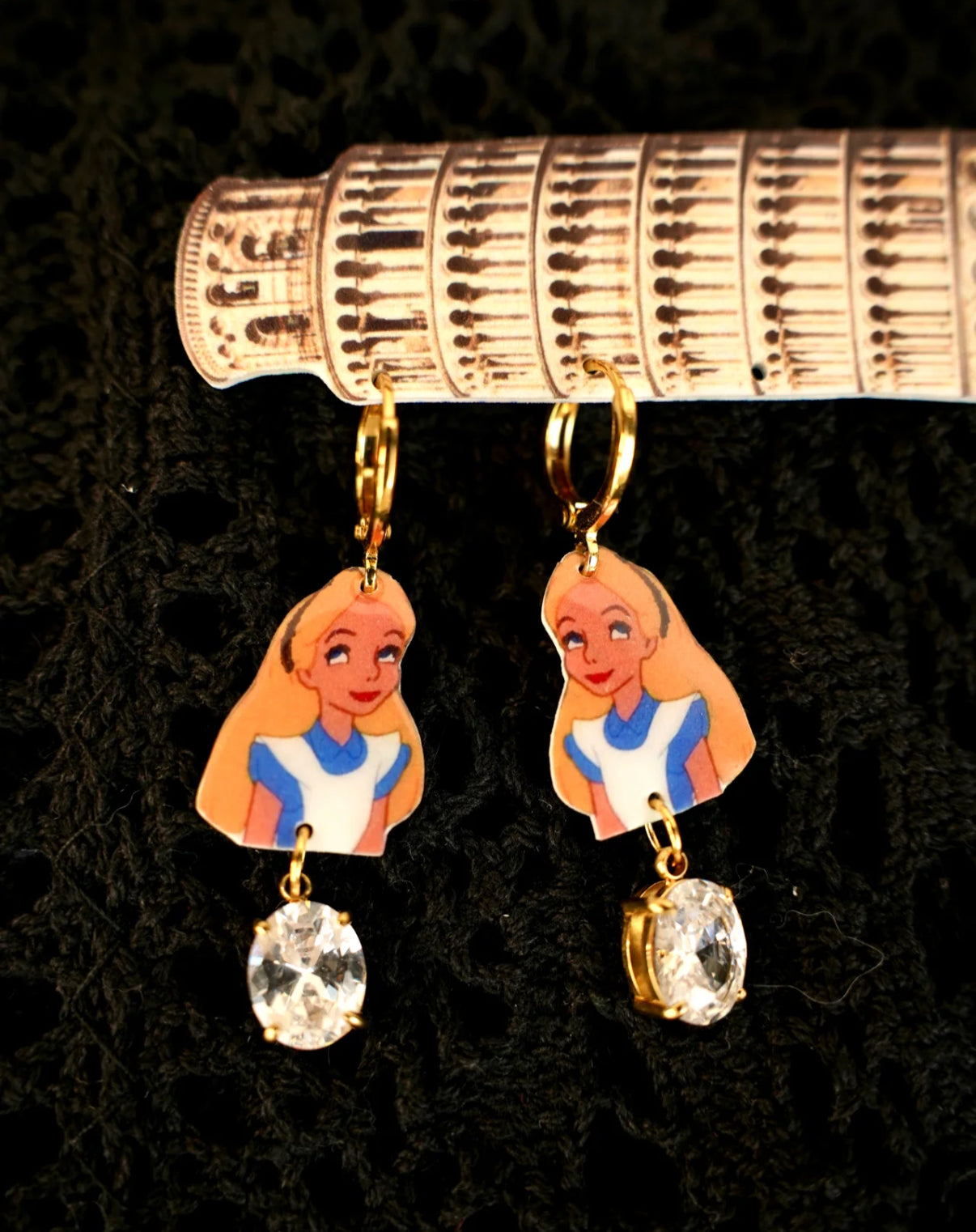 Alice Fairy Garden Earrings