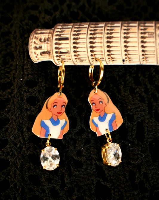 Alice Fairy Garden Earrings