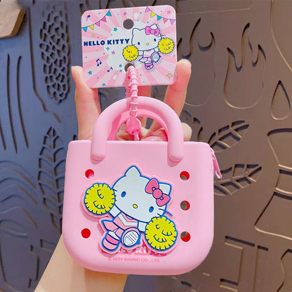 Hello Kitty Beaded Keychain Phone Charm