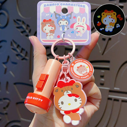 Hello Kitty Beaded Keychain Phone Charm