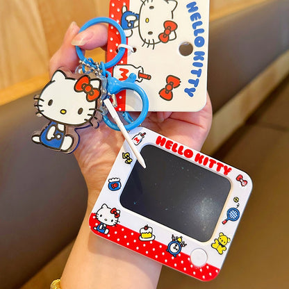 Hello Kitty Beaded Keychain Phone Charm