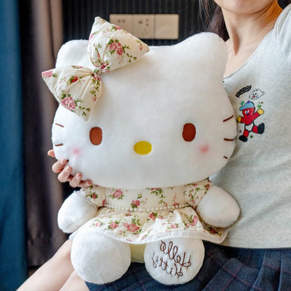 Hello Kitty Floral Dress Plush