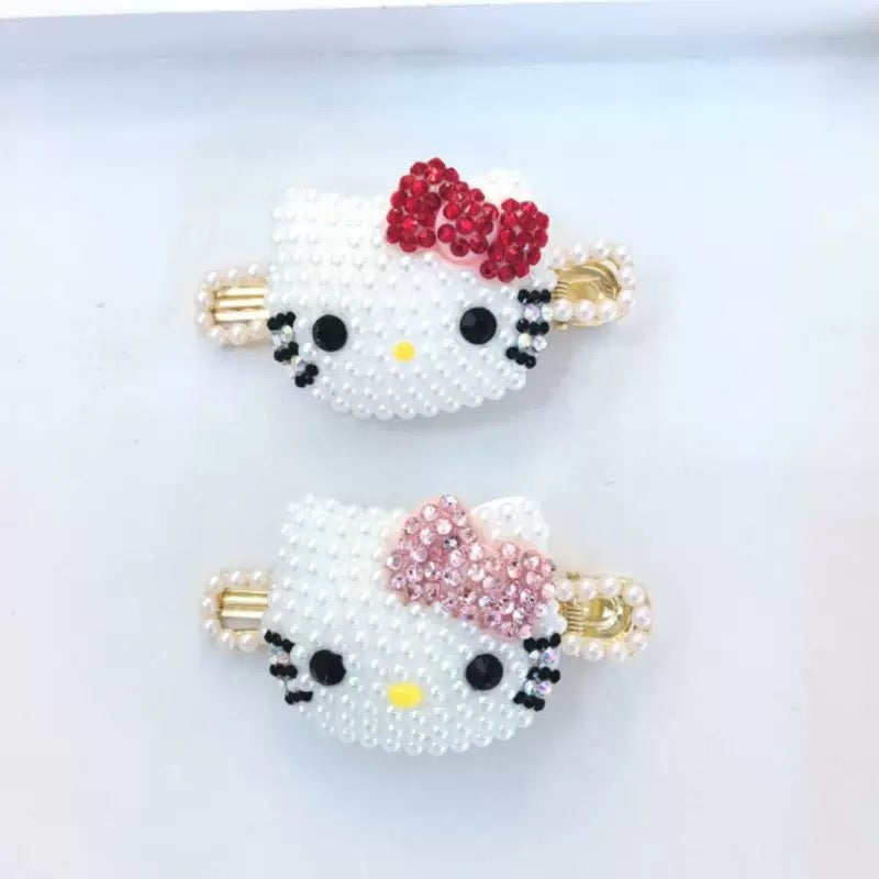 Rhinestone Hello Kitty Hair Claw