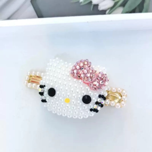 Rhinestone Hello Kitty Hair Claw