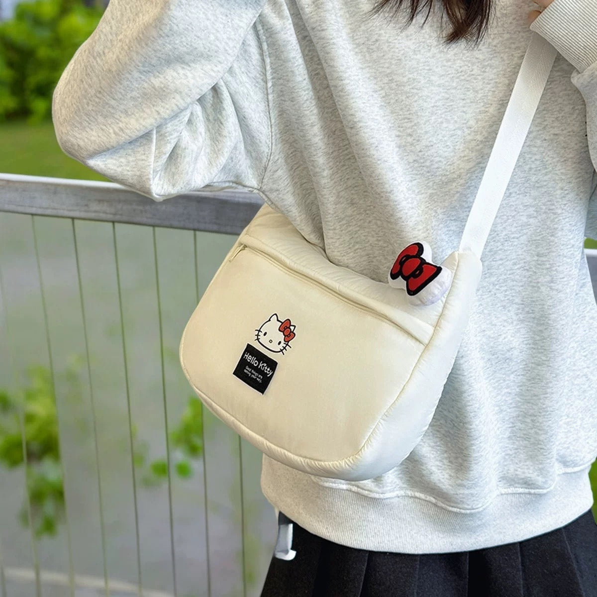 Hello Kitty Puffy Soft Crossbody Bag Shoulder Bag