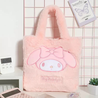 My Melody Plush Tote Bag- Cute & Soft!