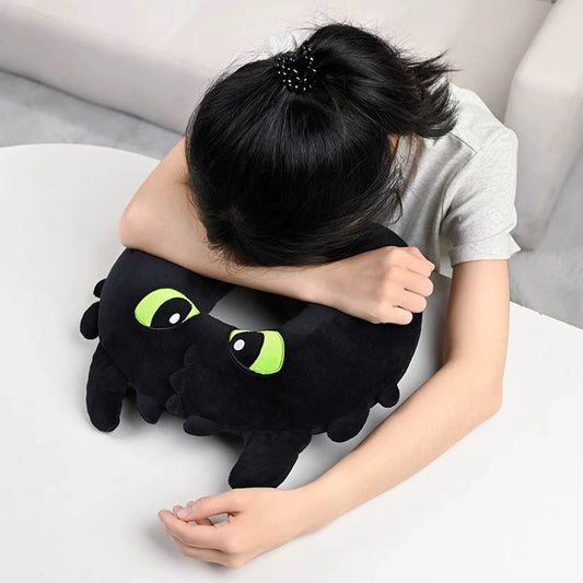 Toothless Plush U-Shaped Neck Pillow