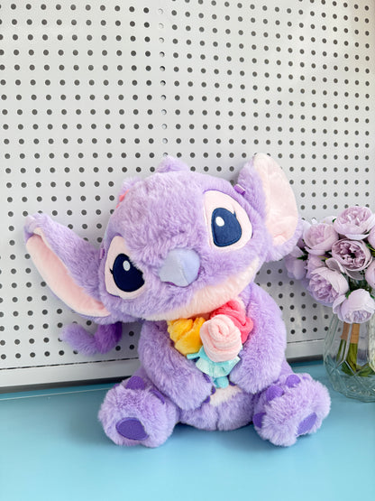 Angel With Flowers Plushie | Stitch Plushie | Hidden Pocket