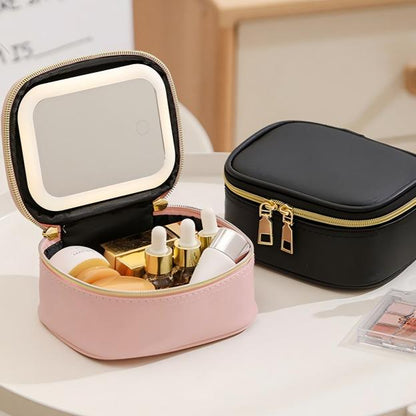 Mini LED Portable Makeup Bag