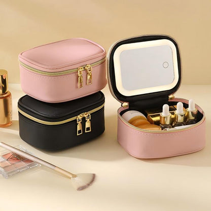 Mini LED Portable Makeup Bag