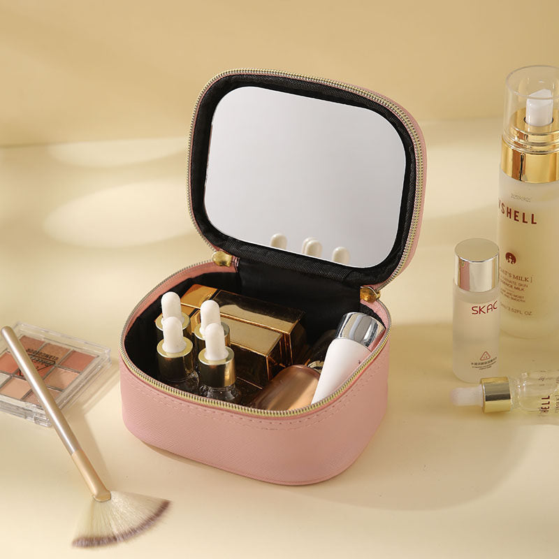 Mini LED Portable Makeup Bag