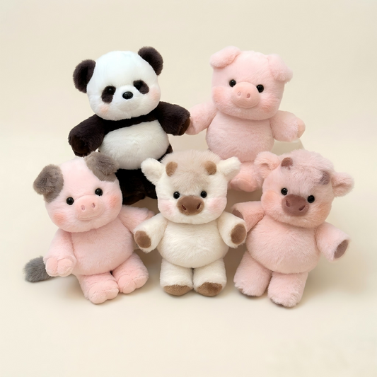 15CM Running Plush Animal Bag Charms