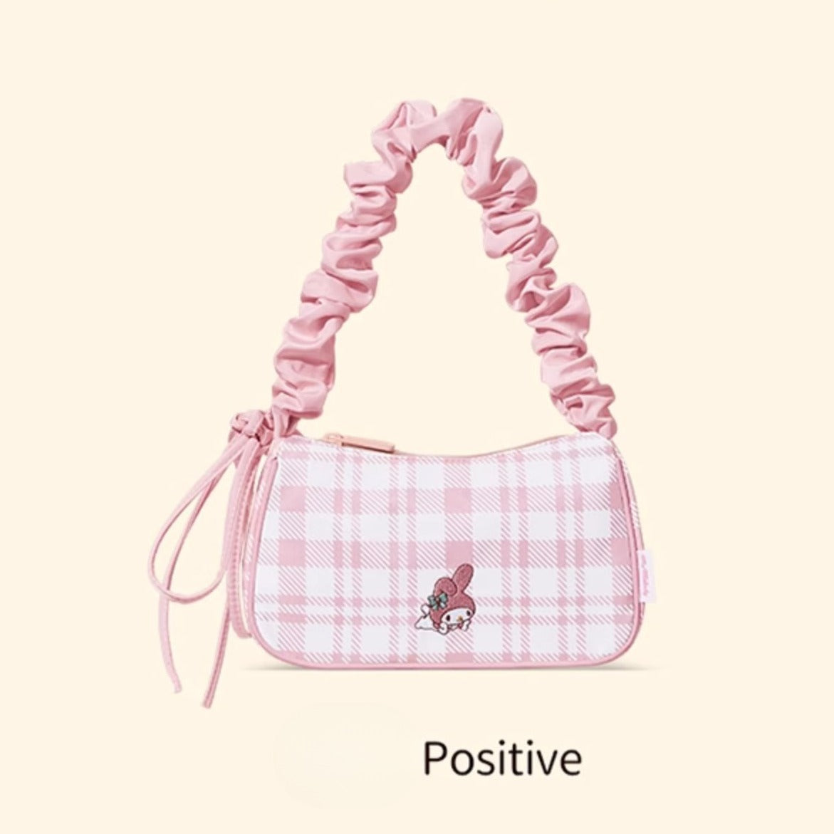 Sanrio Gingham Ruffle Shoulder Bag – Cute Meets Classic!