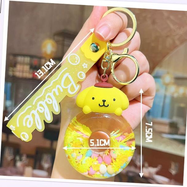 Sanrio Liquid Donut Keychain